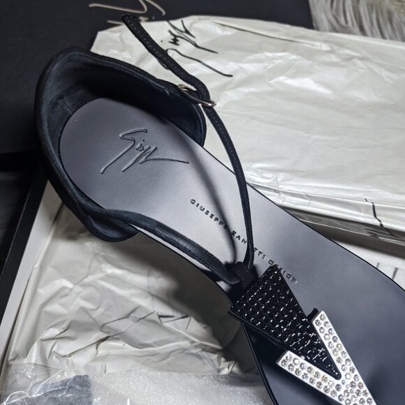 NIB Giuseppe Zanotti Rock 10 Sandals Size 40.5 - Picture 5 of 8
